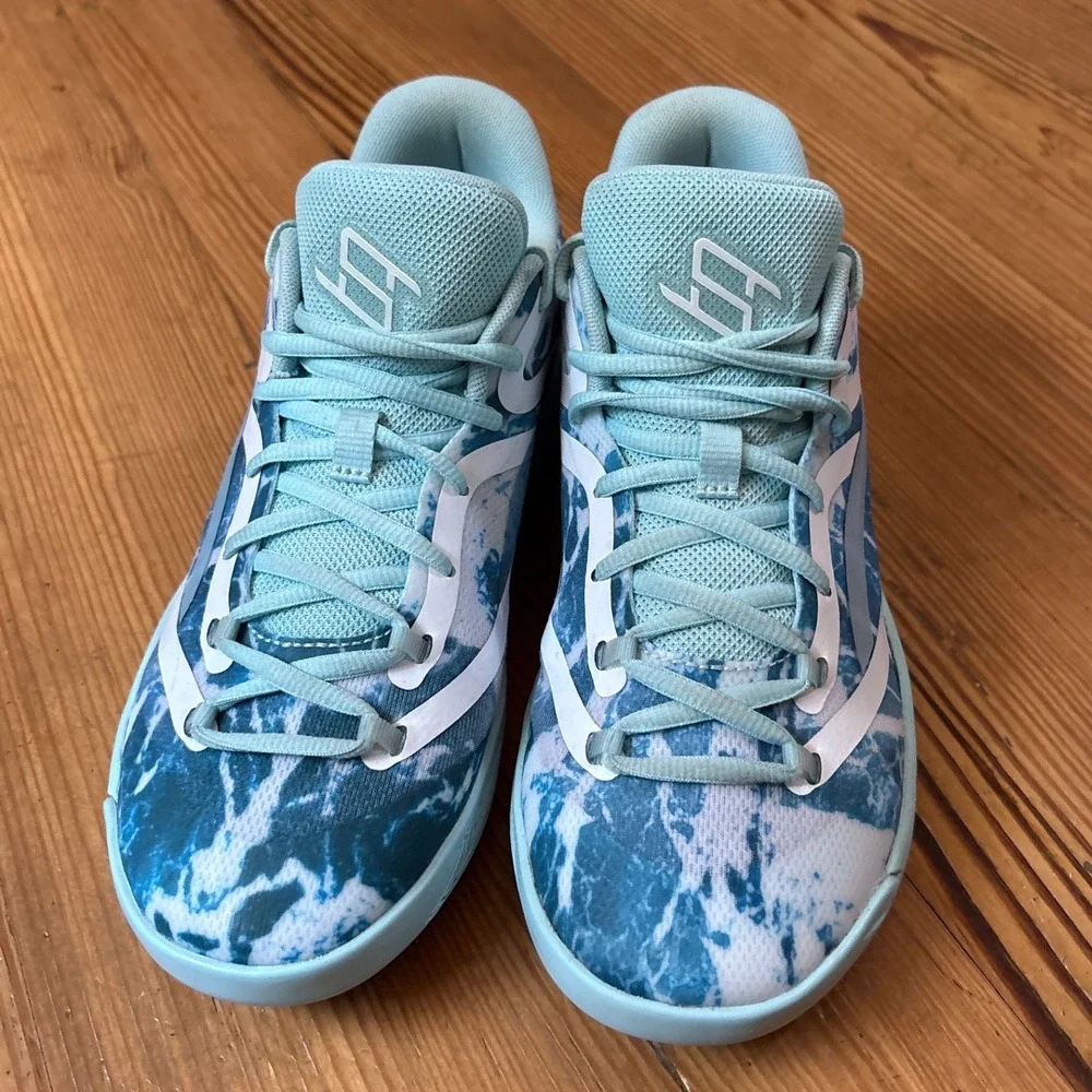 Puma Stewie 2 Water Basketball Shoes Women Blue White Athletic SIZE 8.5